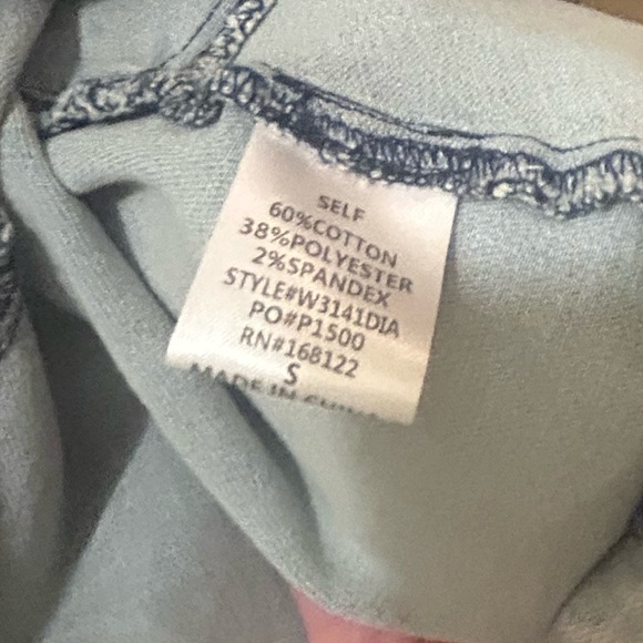 Denim Mini Dress with Button Details - Picture 4 of 4